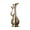 No. 2, variant on Contemporary Vintage Antique Bronze Metal Vases Geometric Embossed Texture Artistic Decors Flower Arrangement Container