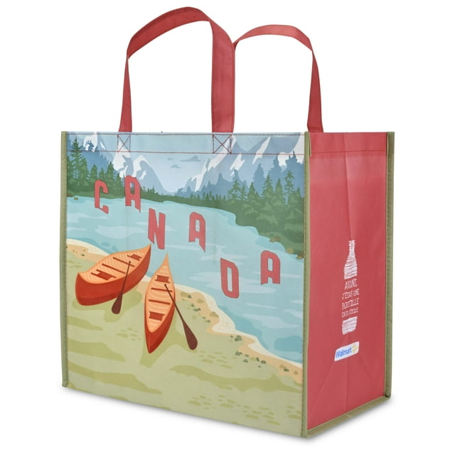 Walmart 2025 Canoe Reusable Shopping Bag made of 100% recycled plastic bottles