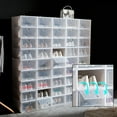thumbnail image 4 of Caja de zapatos, zapatero de plástico transparente / caja de almacenamiento de zapatos Abanopi blanco, 4 of 7