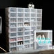 thumbnail image 4 of Caja de zapatos, zapatero de plástico transparente / caja de almacenamiento de zapatos Meterk blanco, 4 of 7
