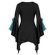 thumbnail image 4 of Ichuanyi Liquidación Mujeres Halloween Criss Cross Cross Sequined Inserta Camiseta Manga Tops ICHUANYI WER2023082205861, 4 of 6