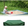 thumbnail image 3 of Sandbox Cover Large Drawstring Square Shape Fire Pit Lid Toy Indoor Outdoor Oxford Cloth Home Garden Sandpool Protection Nylon Playhouse, 3 of 7