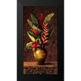 thumbnail image 2 of Eduardo 9x14 Black Modern Framed Museum Art Print Titled - Tropical Arrangement I, 2 of 5