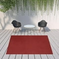 thumbnail image 6 of 8' X 10' Brick Red Non Skid Indoor Outdoor Area Rug, 6 of 6