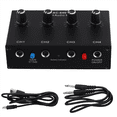 thumbnail image 2 of Tarjeta de sonido de condensador de micrófono AC-6401 para PC, audio de computadora, USB, guitarra eléctrica, transmisión en vivo, grabación, tarjeta de sonido, 2 of 8