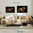 thumbnail image 4 of Elephant Stock Horse Duo Wall Art - Horizontal Canvas Wall Art - Living Room Wall Decor - Photography Animal Canvas - Brown And Red Decor - 45" x 30", 4 of 8
