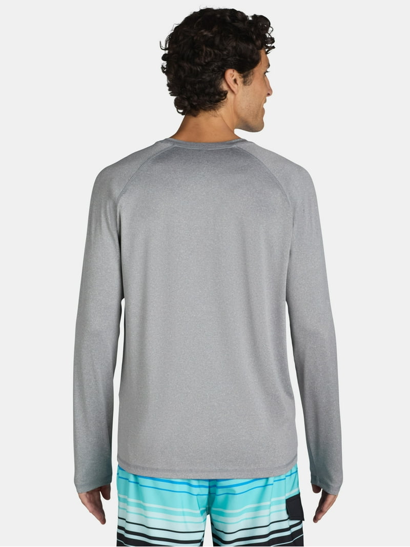 George Men's Sun Shirt with Long Sleeves UPF50+ Sizes S-5XL, Quick