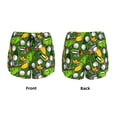 thumbnail image 3 of Gukieu golf Sport club Print Women's Sports Shorts with Drawstring Elastic Waistband for Running, Yoga, Fitness-Medium, 3 of 7