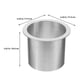 thumbnail image 3 of Kitchen Counter Trash Chute Stainless Steel Round Built-in Waste Bin Chute Grommet-Good, 3 of 4