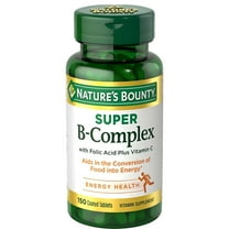 Nature's Bounty B-Complex with Folic Acid Plus Vitamin C, Tablets 150 ea