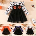 thumbnail image 7 of JSCDRPDWL Christmas Dress 5t Christmas Outfit for Girls Girl Black Dress 2t Girls Clothes Fall/ Winter Gifts for Adults Newborn Baby Gifts 10 Year, Orange 18-24 Months, 7 of 7