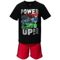 thumbnail image 2 of PJ Masks Catboy Owlette Gekko Toddler Boys T-Shirt and Mesh Shorts Outfit Set Toddler to Big Kid, 2 of 5