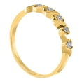thumbnail image 3 of Aonejewelry 0.05 Ct. Ctw Engagement Wedding Band In 10K Solid Yellow Gold, 3 of 3