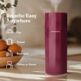 thumbnail image 4 of Homedics Portable Ultrasonic Humidifier with Night-Light and Aromatherapy Berry, 4 of 10