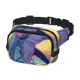 thumbnail image 2 of Easygdp Hip-Hop DJ Dolphin Fanny Packs for Women Men, Belt Bag, Fashion Crossbody Bags, for Workout/Running/Hiking, 2 of 9