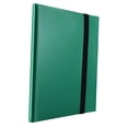 thumbnail image 1 of KLKCMS 432 Card Pocket Binder Card Collection Binder 9 Pocket Trading Binder for Sports Green, 1 of 9