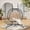 Dark Gray-khaki, variant on AOOWOW Double Egg Chair with Stand Hanging Indoor Outdoor Wicker Rattan Patio Basket Egg Swing Chair Hammock Egg Chairs with UV Resistant Cushions 600 lbs for Bedroom Balcony Patio