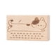 thumbnail image 1 of Sello de madera decorativo DIY Craft Tema de gato Portátil Creativo Versátil para Foto Estilo F, 1 of 9