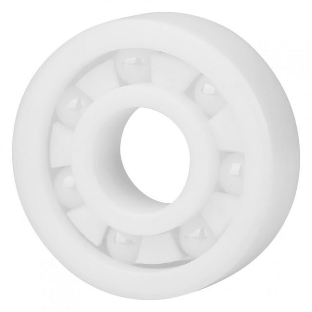Rodamiento De Bolas ZrO2, Rodamiento De Alta Velocidad De PTFE, Blanco Para Instalación Y Mantenimiento De Equipos 609 9 X 24 X 7 Mm Fabricación De Maquinaria