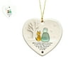 thumbnail image 4 of Sea Glass Heart Friendship Ornament - 3.14in Hanging Decor for Christmas Trees, Cute Keepsake to Share Holiday Cheer with Friends, G, 4 of 4