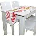 thumbnail image 3 of SKYSONIC Rectangle Happy Valentines Day Design Printed Table Runner 13x90in for Wedding Birthday Holiday, 3 of 5