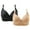 Beige, variant on 2 Pack Bras for Women Full Cover Compression Bra No Underwire Unlined Bras Soft Breathable Lightweight Padded Bras