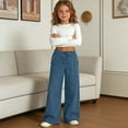 thumbnail image 5 of Casual High Waist Smocked Pants with Wide Leg and Loose Fit for Women, 5 of 8