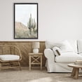 thumbnail image 2 of Stupell Industries Desert Tranquility Cacti Black Framed Floater Canvas Wall Art design by Hannah Dawson, 31 x 21, 2 of 9