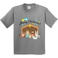 thumbnail image 3 of Inktastic Merry Christmas Cute Nativity Scene Youth T-Shirt, 3 of 5