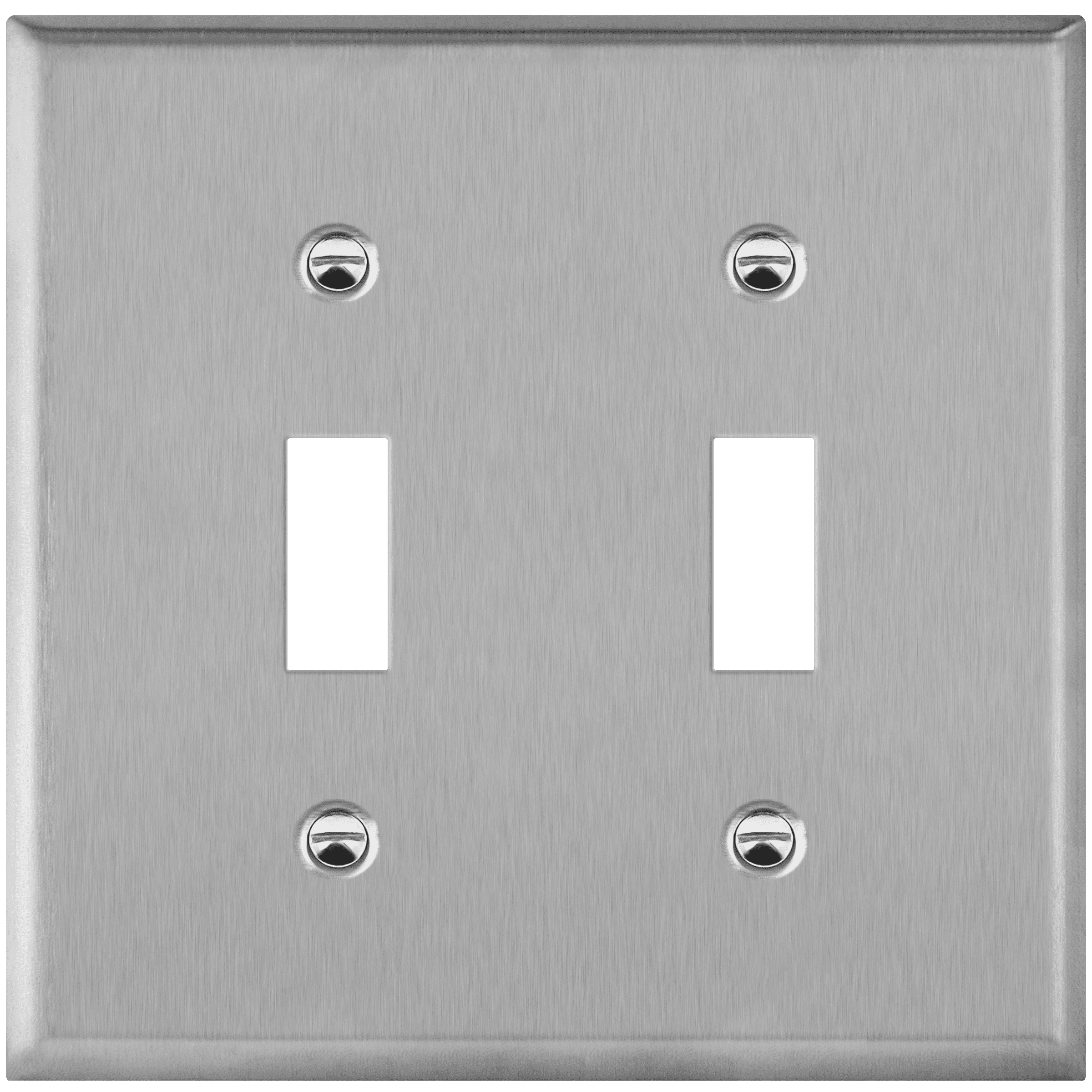 Silver Size 1-Gang 4.50x 2.76 430 Stainless Steel ENERLITES Toggle Light Switch Stainless Steel Wall Plate 7711 UL Listed Metal Plate Corrosive Resistant Cover for Rotary Dimmers Lights