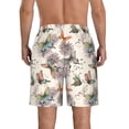 thumbnail image 3 of Kdxio Flying Butterflies-1 Pattern Mens Casual Shorts - Drawstring Summer Beach Sports Shorts for Men, 3 of 9