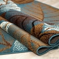 thumbnail image 4 of Allstar Rugs Allstar Modern Abstract Leaves Design Rug Beige 7' 0" x 5' 2" 5' x 8', 4 of 5