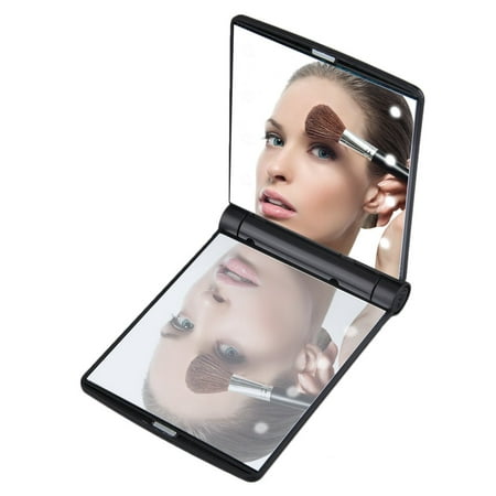 Miroir De Maquillage De Poche Pliable, 1 Miroir Cosmétique Compact