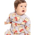 thumbnail image 4 of Winnie the Pooh Baby Boys or Girls Bubble Sleeve Printed Sweatshirt and Joggers Set, 2-Piece, Sizes 0/3M-24M, 4 of 10