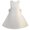 White, variant on Girl's Dresses Elegant Pearl White Backless Bow Party Gown Formal Kids Clothes