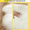 thumbnail image 4 of Heart Shape Faux Fur- Rug Bedroom Fluffy- Shaggy Area Rugs Sheepskin Fuzzy Rug Carpets Throw Shag Rug Sofa Decor Floor Mat Plush, 4 of 8