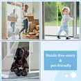 thumbnail image 6 of SUMMIT Magnetic Screen Door - Self Sealing, Heavy Duty, Hands Free Mesh Partition Keeps Bugs Out Let Breeze in- Pet and Kid Friendly - Keep Open Feature (White, Fit Door Size 32 x 80 Inch), 6 of 8