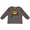 Charcoal, variant on Inktastic Little Brother Superhero Boys Long Sleeve Toddler T-Shirt