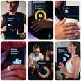thumbnail image 4 of Reebok Smart Ring for Women or Men - Matte Silver, Size 12 Fitness Ring - The Next Generation of Wearable Technology - Fitness and Sleep Tracker, 4 of 7