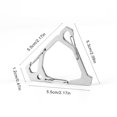 thumbnail image 3 of Gancho Suspensión Triangular Acero Inoxidable para Colgador Picnic (plateado) 1 Ud., 3 of 3