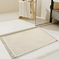 thumbnail image 5 of Bathroom Floor Mat, Super Absorbent, Soft, Non-Slip, Stable Adhesion, Exquisite Workmanship, Machine Washable, Multi-Purpose, for Bathroom, Tub-Side, Sink Front, 5 of 6