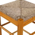 thumbnail image 6 of Boraam Square Rush 29" Stationary Bar Stool in Oak, 6 of 8