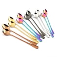 thumbnail image 4 of Flatware Tableware Plastic dining spoon-12 Spoons Stainless Steel(Silver, One Size), 4 of 6