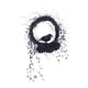 thumbnail image 4 of Corona de Halloween para puerta de entrada, corona espeluznante, corona de , decoraciones de Halloween, guirnalda decorativa para pared, fiesta, 4 of 8