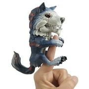 Untamed Dire Wolf by Fingerlings - Midnight (Black and Red) - Interactive Collectible Toy - By WowWee