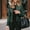 Green, variant on LoyisViDion Coat Women Long Sleeve Open Front Short Cardigan Short Suit Jacket Coat Top Green 8(L)