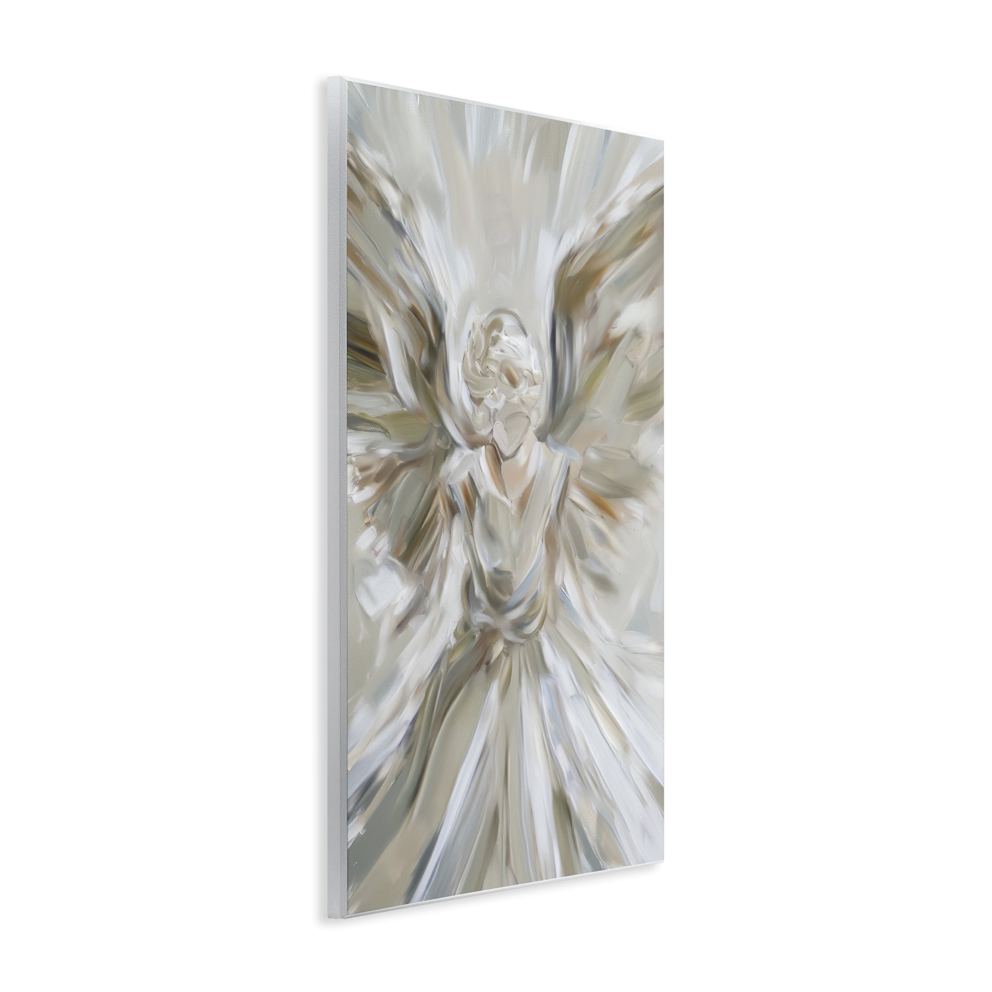 Stupell Industries Serene Angel with Flowing Wings Wall Plaque Art, design by Petal Prints Design