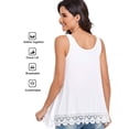 thumbnail image 4 of Camisoles for Women with Built in Bra Adjustable Strap Tank Tops Cami Sleeveless Summer Tops for Workout Sleeping Traveling, 4 of 5