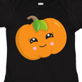 thumbnail image 4 of Inktastic Halloween Pumpkin, Trick or Treat, Smiling Pumpkin Boys or Girls Baby Bodysuit, 4 of 5