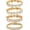 Gold 8inch, variant on 4PCS Gold Silver Clustered Tennis Heart Round Diamond Cuban Link Bracelet Set for Women, Layered Fashion Jewelry Gift